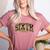 Sixth Grade Teacher Student Camouflage Back To School Women's Heather T-Shirt Heather Mauve Sixth Grade Teacher Student Camouflage Back To School Women's Heather T-Shirt Heather Mauve