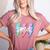 SPED Teacher Squad Lightning Bolt Special Education Women's Heather T-Shirt Heather Mauve SPED Teacher Squad Lightning Bolt Special Education Women's Heather T-Shirt Heather Mauve