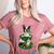 St Patrick's Day Leprechaun Boston Terrier Dog Shamrock For Men Women Kids Women's Heather T-Shirt Heather Mauve