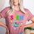 STEM Science Technology Engineering Math Teacher Women's Heather T-Shirt Heather Mauve