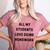 All My Students Love Doing Homework Teacher Lie Party Women's Heather T-Shirt Heather Mauve