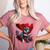 Super Power Superhero Boston Terrier Dog For Men Women Kids Women's Heather T-Shirt Heather Mauve