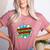 Superhero Teacher Retro Comic Teaching Superpower Women's Heather T-Shirt Heather Mauve Superhero Teacher Retro Comic Teaching Superpower Women's Heather T-Shirt Heather Mauve