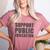 Support Public Education Protect Teachers Students Schools Women's Heather T-Shirt Heather Mauve