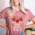 I Teach The Cutest Apples In The Orchard Cute Fall Teacher Women's Heather T-Shirt Heather Mauve