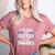 I Teach The Cutest Little Sharks Teacher School Women's Heather T-Shirt Heather Mauve