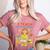 I Teach In My Pajamas Crayon Home School Teacher PJs Women's Heather T-Shirt Heather Mauve