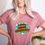 I Teach Superheroes Retro Comic Super Teacher Graphic Women's Heather T-Shirt Heather Mauve I Teach Superheroes Retro Comic Super Teacher Graphic Women's Heather T-Shirt Heather Mauve