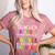 Teacher Besties Because Going Crazy Alone Is Not Fun Women's Heather T-Shirt Heather Mauve