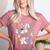Teacher Halloween In My Spooky Teacher Era Retro Groovy Women's Heather T-Shirt Heather Mauve Teacher Halloween In My Spooky Teacher Era Retro Groovy Women's Heather T-Shirt Heather Mauve