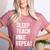 Teacher Hiking Shirt Teaching Hiker T Shirt Women's Heather T-Shirt Heather Mauve Teacher Hiking Shirt Teaching Hiker T Shirt Women's Heather T-Shirt Heather Mauve