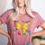 Teacher Pencil Coquette Bow Back To School Teacher Women's Heather T-Shirt Heather Mauve Teacher Pencil Coquette Bow Back To School Teacher Women's Heather T-Shirt Heather Mauve