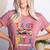 Teacher Of Pre K Superheroes Teacher New School Year Men Women Women's Heather T-Shirt Heather Mauve Teacher Of Pre K Superheroes Teacher New School Year Men Women Women's Heather T-Shirt Heather Mauve