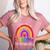 Teacher You Are a Rainbow Of Possibilities Funny Women's Heather T-Shirt Heather Mauve Teacher You Are a Rainbow Of Possibilities Funny Women's Heather T-Shirt Heather Mauve