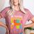 My Teacher Survived 100 Days Of Me 100th Day Of School Kids Women's Heather T-Shirt Heather Mauve