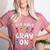 Teacher's Get Your Cray On Dabbing Crayons Women's Heather T-Shirt Heather Mauve Teacher's Get Your Cray On Dabbing Crayons Women's Heather T-Shirt Heather Mauve
