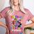 Teachers Are Superheroes Back To School Women's Heather T-Shirt Heather Mauve