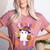 Teaching My Boos Ghost Teacher Cute Pencil Halloween Teacher Women's Heather T-Shirt Heather Mauve