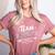Team Pre K T Shirt Fun For Kids And Teachers Women's Heather T-Shirt Heather Mauve