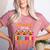 Thankful For My 3rd Grade Turkeys Thanksgiving Teacher Kids Women's Heather T-Shirt Heather Mauve Thankful For My 3rd Grade Turkeys Thanksgiving Teacher Kids Women's Heather T-Shirt Heather Mauve