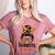 Thanksgiving Shirt Teacher Women Messy Bun Thankful Teacher Women's Heather T-Shirt Heather Mauve Thanksgiving Shirt Teacher Women Messy Bun Thankful Teacher Women's Heather T-Shirt Heather Mauve