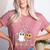 TK Boo Crew Retro Groovy Halloween Floral Ghost TK Teacher Men Women Kids Women's Heather T-Shirt Heather Mauve