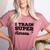 I Train Superheroes For Teacher Coach Men Women Women's Heather T-Shirt Heather Mauve I Train Superheroes For Teacher Coach Men Women Women's Heather T-Shirt Heather Mauve