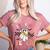 Trick Or Teach Groovy Teacher Halloween Retro Floral Ghost Women's Heather T-Shirt Heather Mauve Trick Or Teach Groovy Teacher Halloween Retro Floral Ghost Women's Heather T-Shirt Heather Mauve