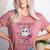 Trick Or Treat Point Your Feet Halloween Ghost Dance Teacher Women's Heather T-Shirt Heather Mauve