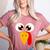 Turkey Face Halloween Costume Thanksgiving Teacher Nurse Women's Heather T-Shirt Heather Mauve Turkey Face Halloween Costume Thanksgiving Teacher Nurse Women's Heather T-Shirt Heather Mauve