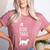 Un Deux Trois Cat Shirt French Teacher Women's Heather T-Shirt Heather Mauve Un Deux Trois Cat Shirt French Teacher Women's Heather T-Shirt Heather Mauve
