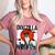 Vintage Japanese Dogzilla Boston Terrier Women's Heather T-Shirt Heather Mauve