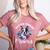 Watercolor Floral Boston Terrier Mama Dog Lover Mother's Day For Men Women Girls Kids Women's Heather T-Shirt Heather Mauve