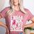 I Wear Pink For My Teacher Breast Cancer Awareness Support Men Women Women's Heather T-Shirt Heather Mauve