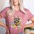 Weird Teachers Build Character Raccoon Colourful Floral Women's Heather T-Shirt Heather Mauve Weird Teachers Build Character Raccoon Colourful Floral Women's Heather T-Shirt Heather Mauve