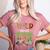 Wild About 1st Grade Teacher Student First Grade Zoo Safari Women's Heather T-Shirt Heather Mauve