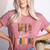 Wild About Learning Teacher Back To School Teaching Women's Heather T-Shirt Heather Mauve
