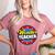 Wonder Teacher Super Woman Power Superhero Back To School Women's Heather T-Shirt Heather Mauve