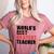 World's Best Okayest Teacher ACY025a For Men Women Women's Heather T-Shirt Heather Mauve World's Best Okayest Teacher ACY025a For Men Women Women's Heather T-Shirt Heather Mauve