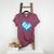 Bavarian Flag As Heart Blue Diamond Bavaria Women's Heather T-Shirt Heather Maroon