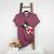 Boston Terrier Bostie Dog Kids Women Girls Women's Heather T-Shirt Heather Maroon