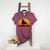 Boston Terrier Bostie Sunset Retro Dog Pet Mom Dad Women's Heather T-Shirt Heather Maroon