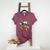 Boston Terrier Christmas Wreath Decoration Xmas Pajamas Women's Heather T-Shirt Heather Maroon