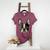 Boston Terrier Cute Puppy Face Dog Lover Pet Owner Women's Heather T-Shirt Heather Maroon