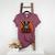 Boston Terrier Dog Japanese Art Samurai Ukiyo-e Women's Heather T-Shirt Heather Maroon