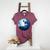 Boston Terrier Dog Moon Dog Mom Dad Women Men Dog Lovers Women's Heather T-Shirt Heather Maroon