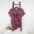 Boston Terrier Dog Raising Paw Idea Men Women Women's Heather T-Shirt Heather Maroon