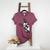 Boston Terrier Dog From Side Boston Bull Women's Heather T-Shirt Heather Maroon