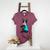 Boston Terrier I Love Mom Apparel Women's Heather T-Shirt Heather Maroon