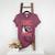 Boston Terrier Mom American Gentleman Dog Lover Mother's Day Women's Heather T-Shirt Heather Maroon